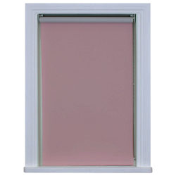 Bloc Made to Measure Fabric Changer Blackout Roller Blind Pink Haze